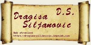 Dragiša Siljanović vizit kartica